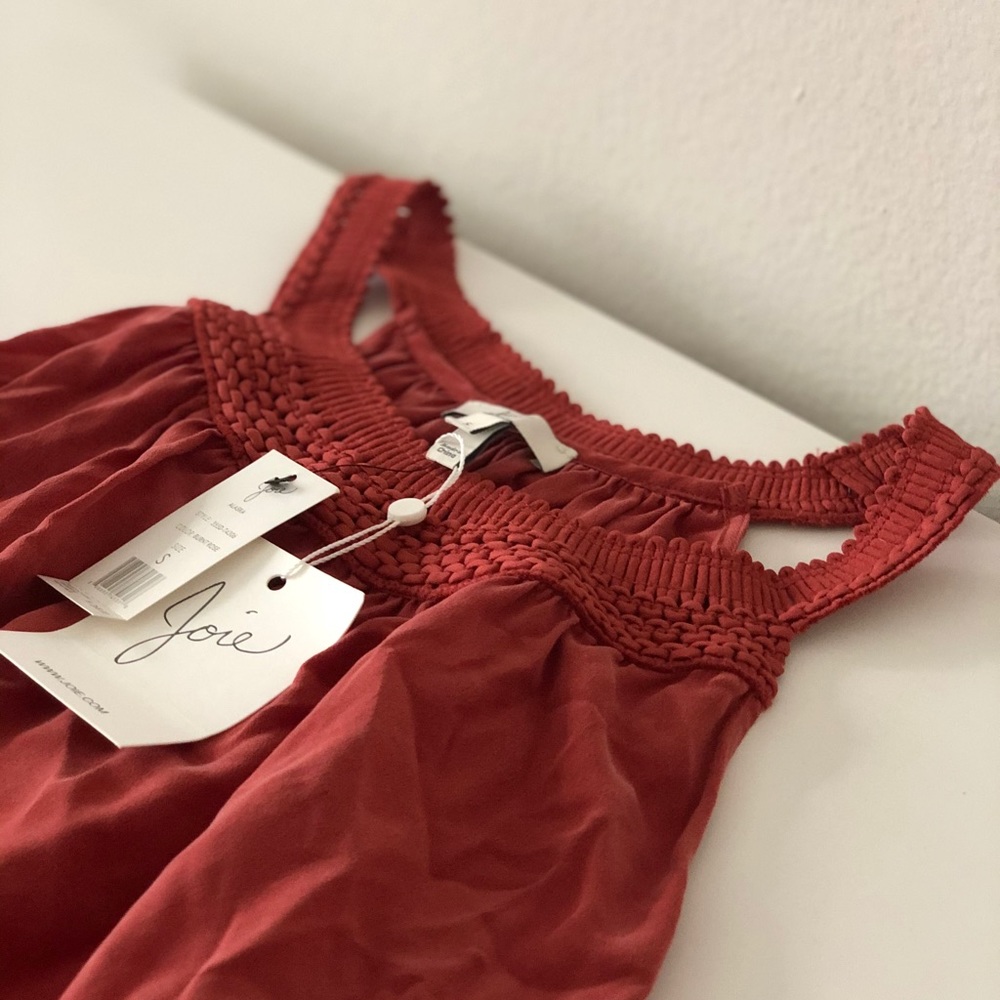 JOIE beautiful detail sleeveless top